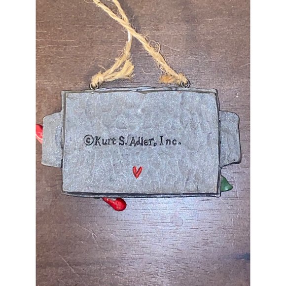 Vintage Kurt S Adler Christmas Gingerbread Men Ornament Cookie Sheet Rolling Pin - Picture 2 of 2